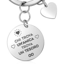 HappyTag Portachiavi Donna Gioielli Amicizia HTPAMI-11