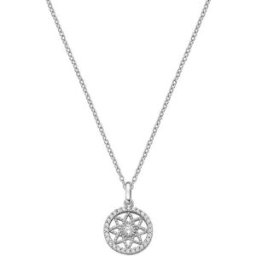 Amen Collana Argento 925 Donna Fiore Della Vita CLFLBBZ2