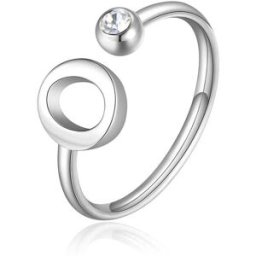 Sagapò Anello Donna Gioiello Click Lettera O SCK186