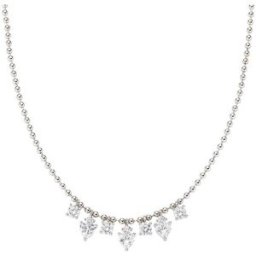 Amen Collana Argento 925 Donna Princess CLPACUBBBZ3