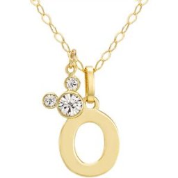 Disney Collana Bambino Gioiello Mickey Mouse Lettera O CG00000ZWLO-O.CS