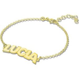 GioiaPura Bracciale Donna Gioiello Nominum Argento 925 Nome Lucia GYXBAR0134-39