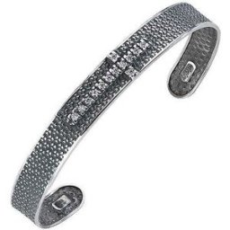 Amen Bracciale Rigido Donna Argento 925 Gioiello Croci BRSCCR