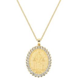 Amen Collana Argento 925 Donna Sacro CLMDGBZ