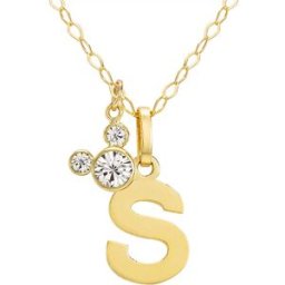 Disney Collana Bambino Gioiello Mickey Mouse Lettera S CG00000ZWLS-O.CS