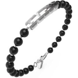Guess Bracciale Uomo Gioielli Edgy Style JUMB04059JWSTBKL