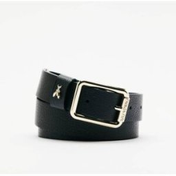 Patrizia Pepe Cintura vita bassa in pelle martellata nero L