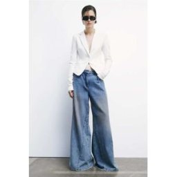 Patrizia Pepe Giacca 1 bottone manica a guanto bianco 38