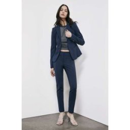 Patrizia Pepe Pantalone slim alla caviglia blu 40