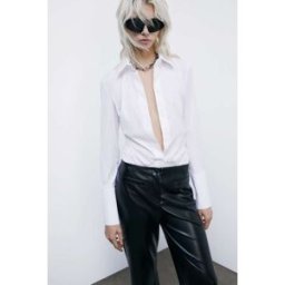 Patrizia Pepe Camicia body bianco 46