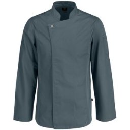 JOBELINE Giacca da cuoco Carter maniche lunghe ; Taglia 64; grigio/blu