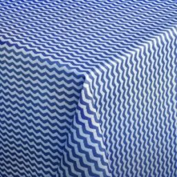 ERWIN M. Tovaglia Waves rettangolare ; 110x140 cm (LxL); blu; rettangolare