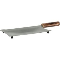 Vega Mannaia Graham ; 41x16.5x2.7 cm (LxLxH); marrone/acciaio inox; rettangolare