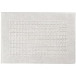 ERWIN M. Tappeto bagno Apollo a quadri ; 50x70 cm (LxL); argento