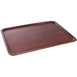 Vega Vassoio laminato Ebena rettangolare ; 60x45x2 cm (LxLxH); marrone; rettangolare