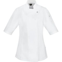 JOBELINE Giacca da cuoca Carter maniche corte ; Taglia 44; bianco