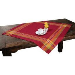 PULSIVA Coprimacchia Abendrot ; 85x85 cm (LxL); bordeaux/arancione; rettangolare