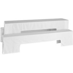 ERWIN M. Set copritavolo elasticizzato per tavoli da birreria 3 pezzi ; 70x220 cm (LxL); bianco; rettangolare