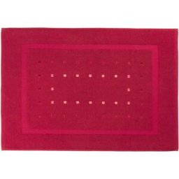 ERWIN M. Tappeto bagno Noblesse ; 50x70 cm (LxL); borgogna