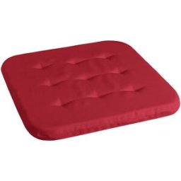 ERWIN M. Cuscino per sedia Klia ; 38x38x3 cm (LxLxH); rosso; quadrata