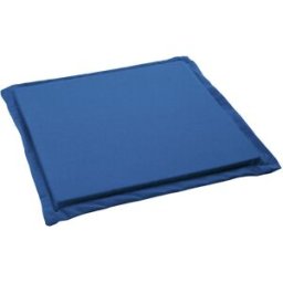 ERWIN M. Cuscino sedia con volant Plano ; 38x38x2.5 cm (LxLxH); blu scuro