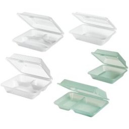 Contacto Set di campionatura di contenitori riutilizzabili Eco-Takeout ; multicolore