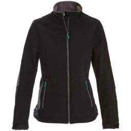 Active Wear Giacca softshell da donna Mika ; Taglia XL; nero