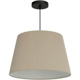 Nemec Lampada a sospensione Olivier lino ; 25x40 cm (HxØ); beige/nero