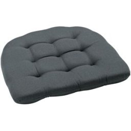 ERWIN M. Cuscino sedia sagomato Colour ; 40x37.5x4 cm (LxLxH); antracite; conica