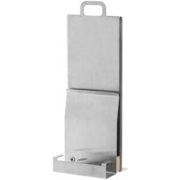 Vega Supporto Arda formato bar con inserto per spargisale e pepe ; 12.2x9.6x33 cm (LxLxH); marrone/argento