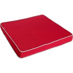ERWIN M. Cuscino sedia quadrato Pago ; 40x40x4 cm (LxLxH); rosso; quadrata