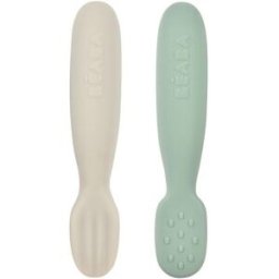 Set 2 Posate Béaba Prime Pappe Salvia e grigio