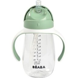 Tazza Con Cannuccia Béaba 300 ml Verde salvia