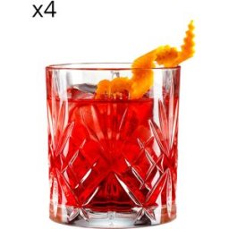 RCR Set bicchieri Mixology per aperitivo in vetro, 4 pezzi