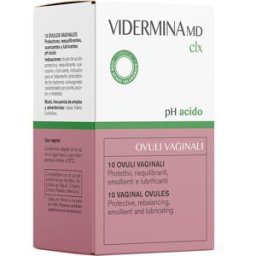 GANASSINI HEALTH CARE Vidermina CLX ovuli Vaginali Secchezza Vaginale 10 pezzi