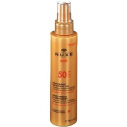 Nuxe Sun Spray Fondant Haute Protection Spf50 Visage Et Corps 150 Ml