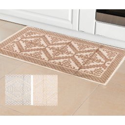 Tappeto sardo tipo lana passatoia in cotone cm 50x180 lavabile lavatrice panna
