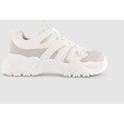 Patrizia Pepe Sneaker running in pelle bianco 39