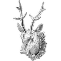 Testa di cervo Ada; 8x15x8 cm (LxHxP); argento