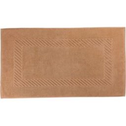 ERWIN M. Tappeto bagno Valencia tinta unita ; 50x90 cm (LxL); tabacco