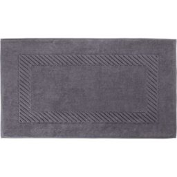 ERWIN M. Tappeto bagno Valencia tinta unita ; 50x90 cm (LxL); grafite