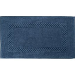 ERWIN M. Tappeto bagno Valencia tinta unita ; 50x90 cm (LxL); blu scuro