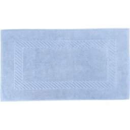 ERWIN M. Tappeto bagno Valencia tinta unita ; 50x90 cm (LxL); blu chiaro