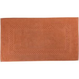 ERWIN M. Tappeto bagno Valencia tinta unita ; 50x90 cm (LxL); marrone ruggine