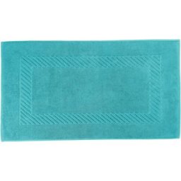 ERWIN M. Tappeto bagno Valencia tinta unita ; 50x90 cm (LxL); petrolio