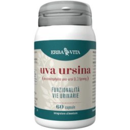 Erba Vita Uva Ursina Integratore Vie Urinarie 60 Capsule