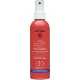 Apivita Bee Sun Safe Spray Hydra Melting Viso e Corpo Ultra-Leggero SPF30 200 ml