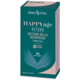 Erba Vita Happy Age Retard Integratore per Disturbi della Menopausa 30 Compresse