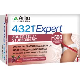 Arkopharma 4321 Expert Zone Ribelli Integratore Bruciagrassi 60 Capsule