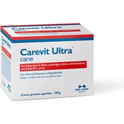 Carevit dog Nbf Lanes Carevit Ultra Integratore Granulare Per Cani Adulti e Senior 30 buste